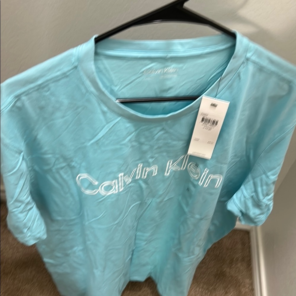 Calvin Klein Blue Relaxed Short Sleeve T-Shirt